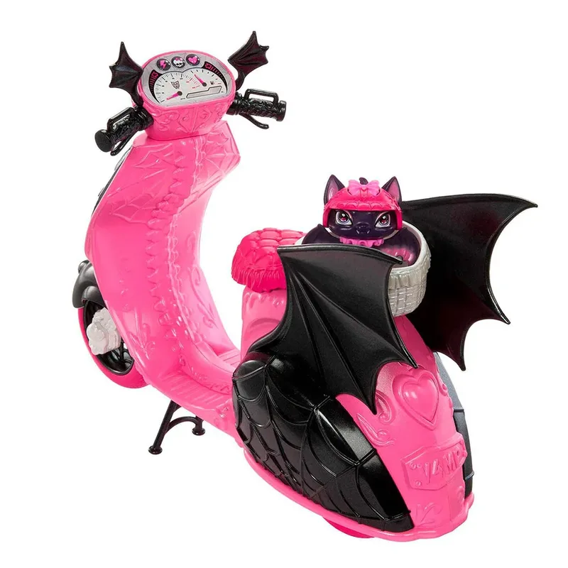 Monster High Draculaura Puppe Und Ihr Roller von Mattel in Mehrfarbig – Produktfoto 3 von 4