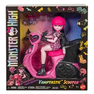 Monster High Draculaura Puppe Und Ihr Roller von Mattel in Mehrfarbig – Produktfoto 4 von 4