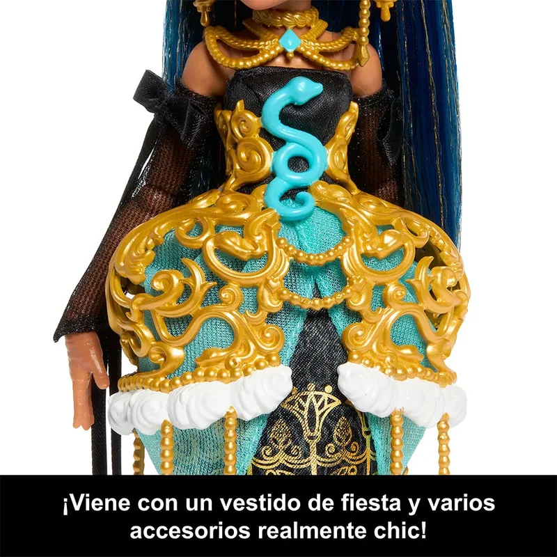 Monster High pop verjaardag Cleo De Nile met accessoires. by Mattel in Multicolour – product photo 6 of 6