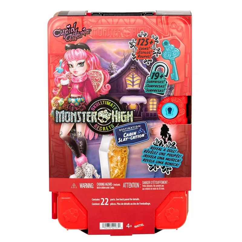 Monster High Skulltimate Secrets Cabinevakantie Speelset - Pop en Accessoires by Mattel in Cupid Asteria – product photo 6 of 6