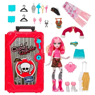 Monster High Skulltimate Secrets Cabinevakantie Speelset - Pop en Accessoires by Mattel in Cupid Asteria – product photo 5 of 6
