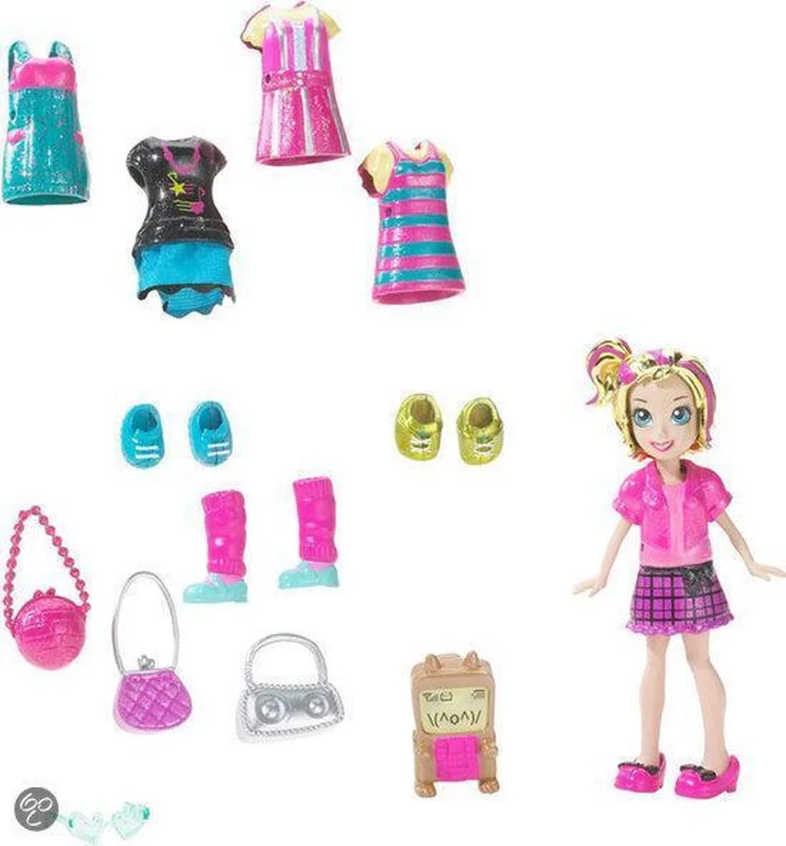 Polly Electropop Pack Electropop Fashions fra Mattel i Flerfarvet – produktbillede