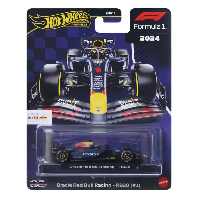Premium Red Bull Racing 2024 Max Verstappen Auto van Mattel – productfoto 4 van 5