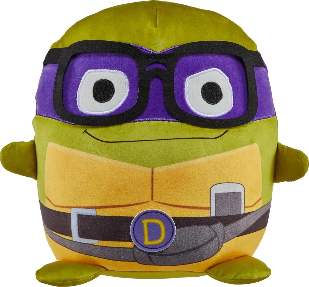 Teenage Mutant Ninja Turtles - Mutant Mayhem - Knuffle - Cuutopia - 14x15cm van Mattel in Donatello – productfoto