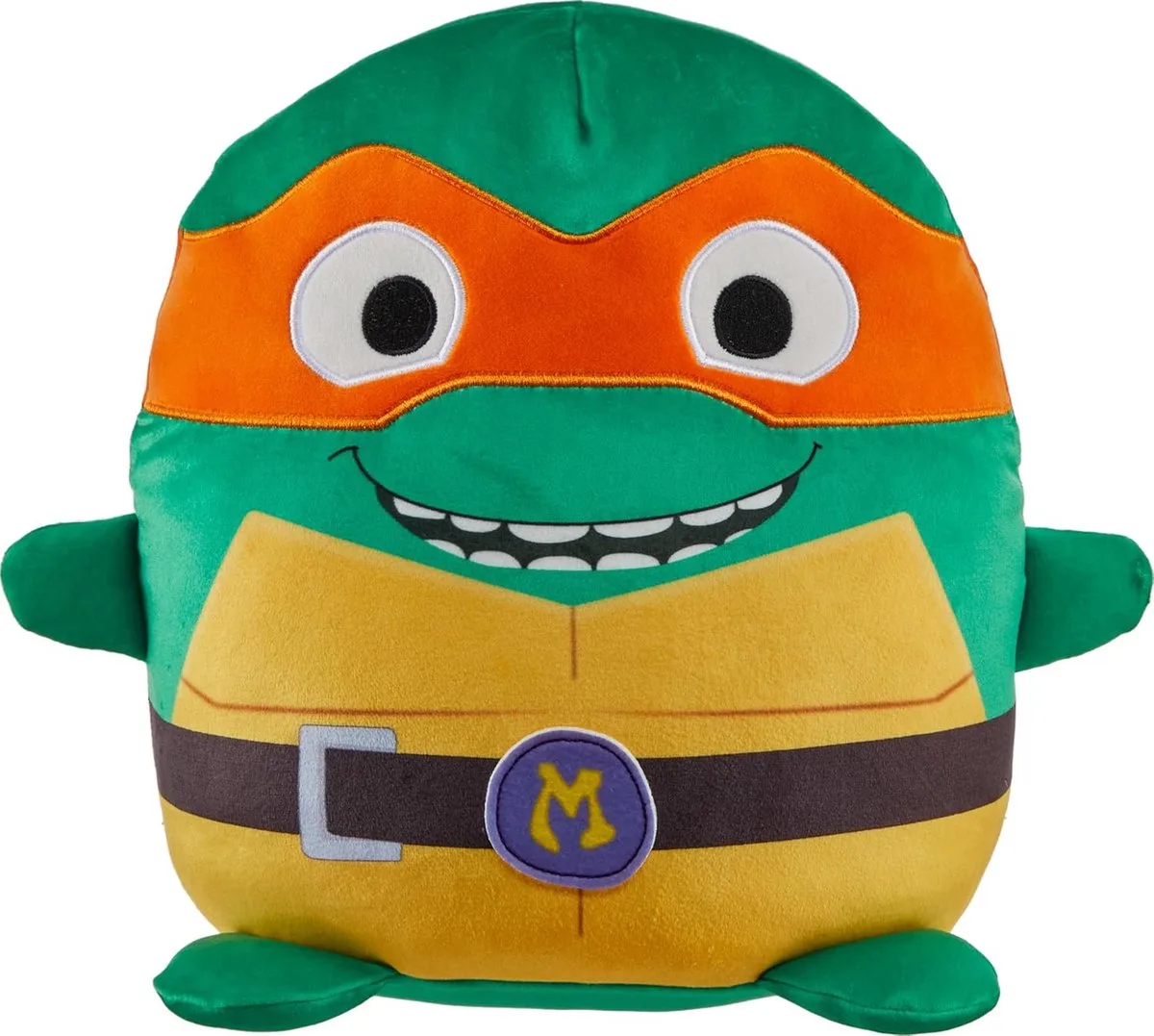 Teenage Mutant Ninja Turtles - Mutant Mayhem - Knuffle - Cuutopia - 14x15cm från Mattel i Michelangelo – produktbild