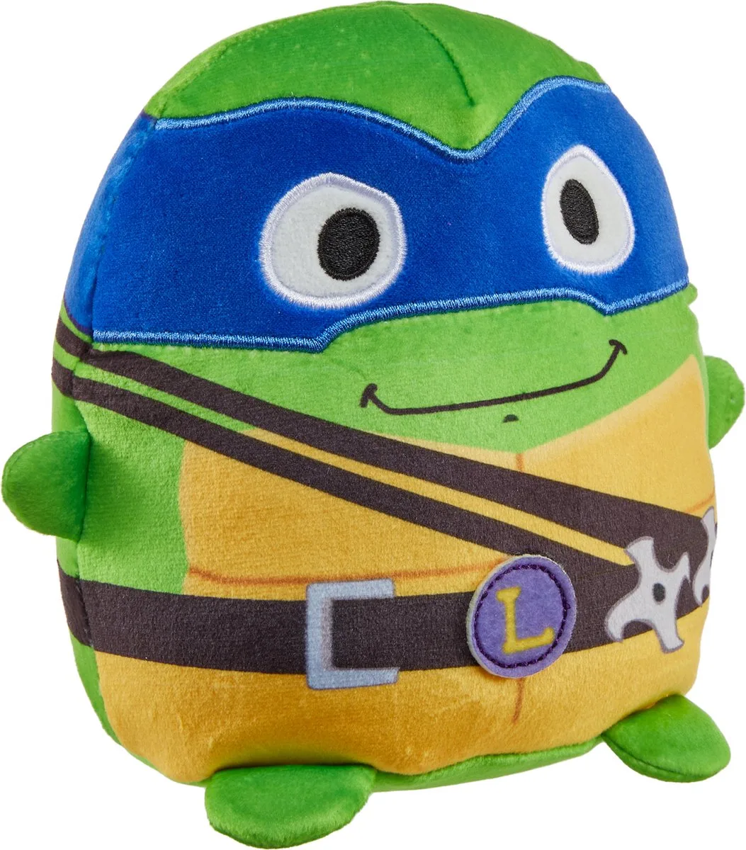 Teenage Mutant Ninja Turtles - Mutant Mayhem - Knuffle - Cuutopia - 14x15cm från Mattel i Leonardo – produktbild