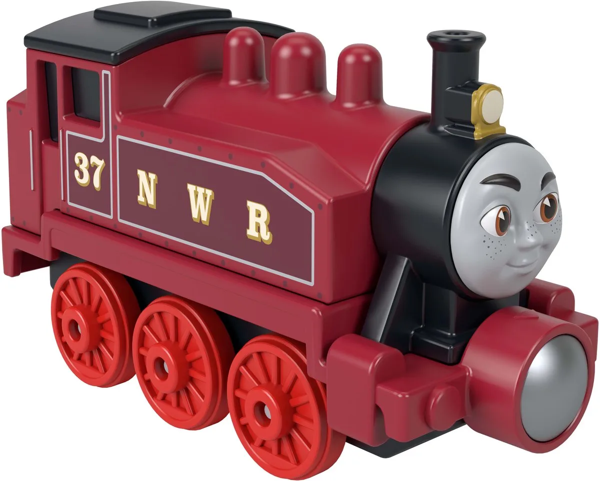 Thomas de Trein - Rosie - Kleine metalen locomotief by Mattel in Red, Black – product photo