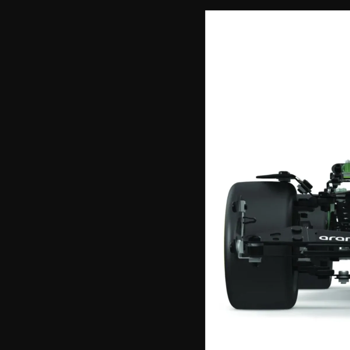 Aston Martin Aramco F1 AMR25 Race Car - Bouwset von Meccano in Grün – Produktfoto