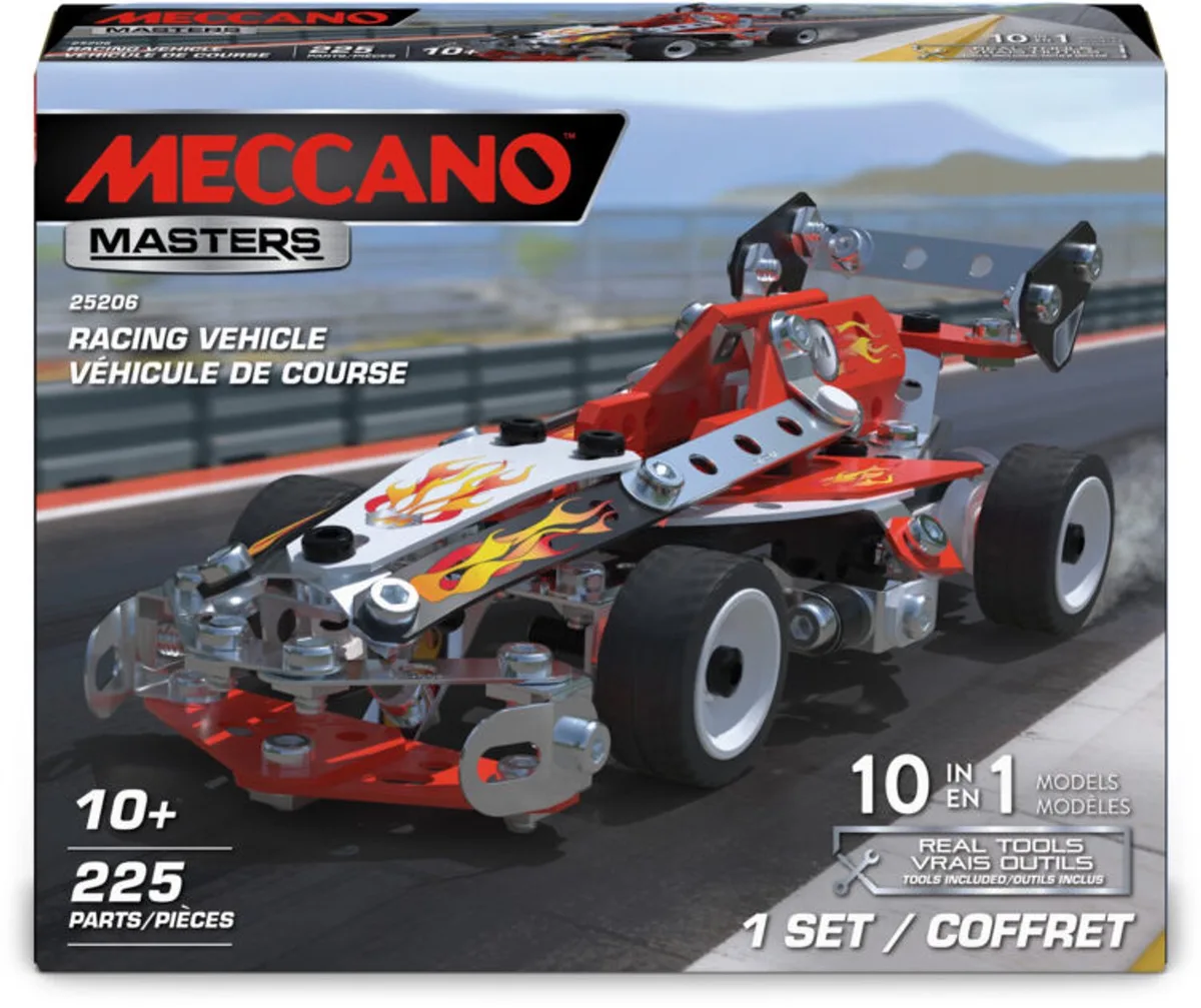 Racing Vehicles - Bouwset - 10 in 1 de Meccano – photo du produit