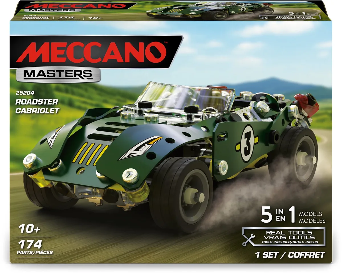 Roadster - Bouwset - 5 in 1 von Meccano – Produktfoto