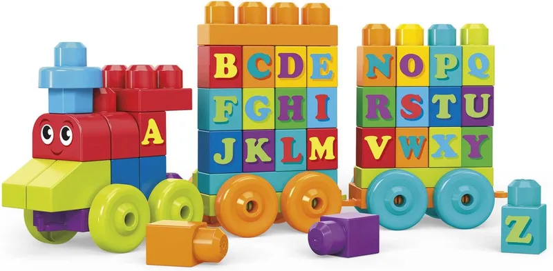 ABC Alphabet Train fra Mega Bloks i Multi Color – produktbillede