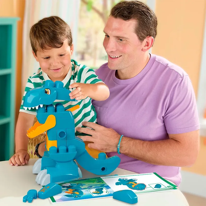 Biting Dinosaur Bouwspel 24 Stukken de Mega Bloks – photo du produit 2 sur 6