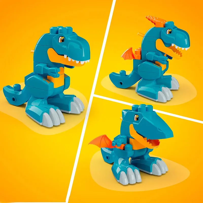 Biting Dinosaur Bouwspel 24 Stukken de Mega Bloks – photo du produit 4 sur 6