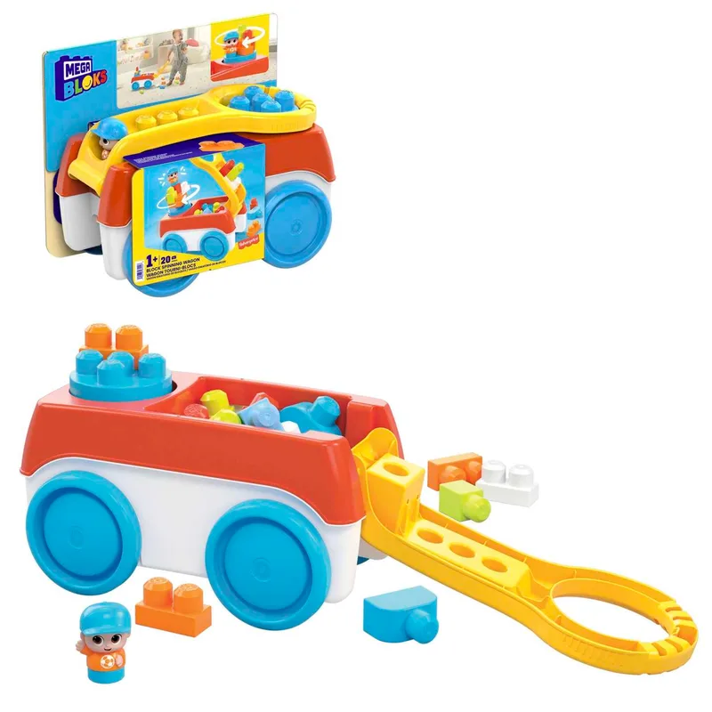 Block Spinning Wagon (HHN00) de Mega Bloks – photo du produit 1 sur 6