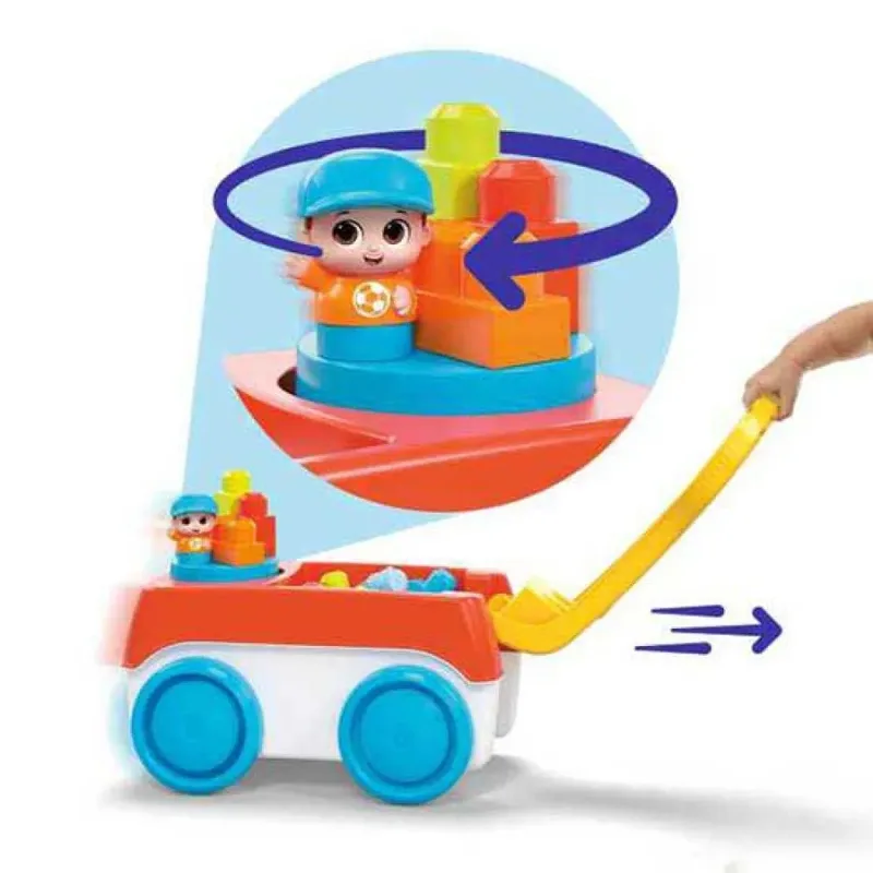 Block Spinning Wagon (HHN00) de Mega Bloks – photo du produit 3 sur 6