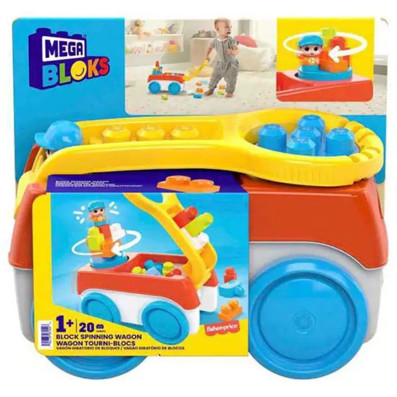 Block Spinning Wagon (HHN00) de Mega Bloks – photo du produit 6 sur 6