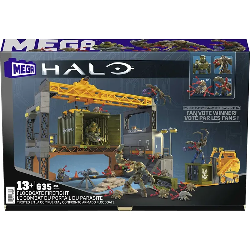 Halo Traxus Tower Bauspiel 635 Stücke van Mega Bloks – productfoto 6 van 6