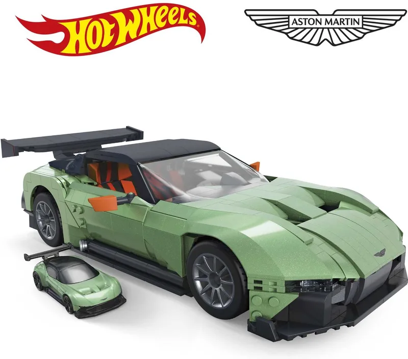 Hot Wheels Aston Martin Vulcan - Bouwset by Mega Bloks in Multicolor – product photo