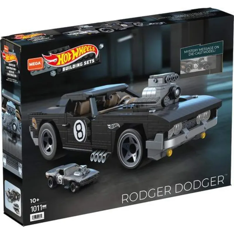 Hot Wheels Rodger Dodger-Bauset, Bauspielzeuge für Kinder de Mega Bloks – photo du produit