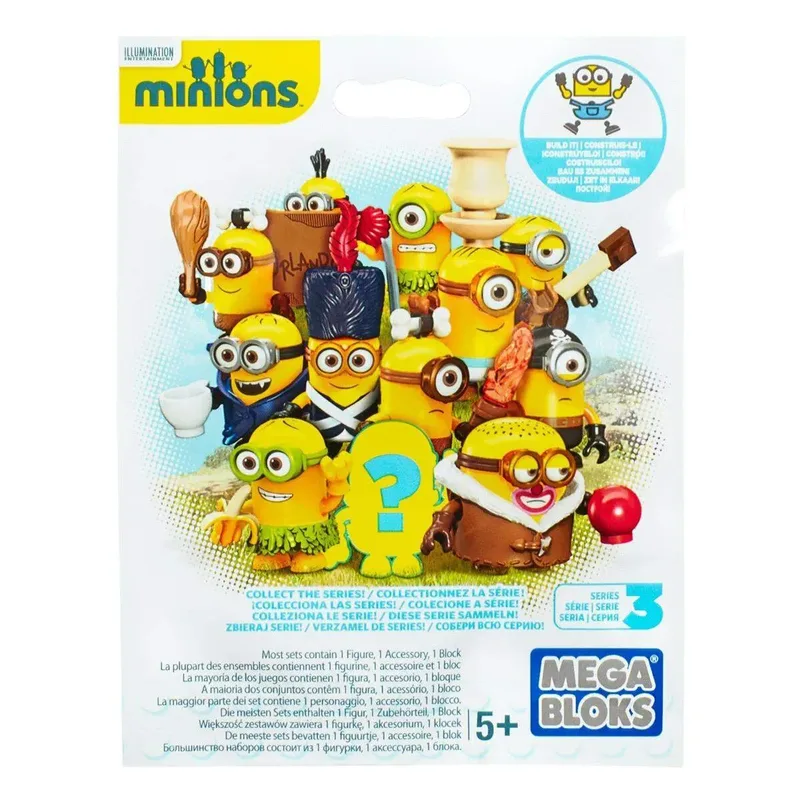 Minions Movie Figures Blind Packs, Serie 3 van Mega Bloks – productfoto