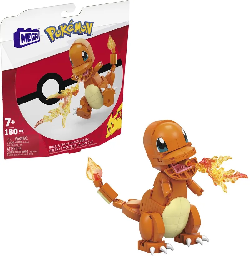 Pokémon - 180 blokken - Bouwstenen by Mega Bloks in Charmander – product photo