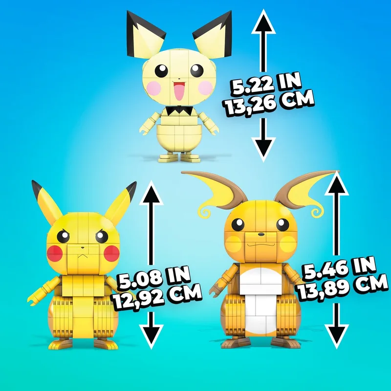 Pokémon bouwset - 622 bouwstenen by Mega Bloks in Pikachu Evolution – product photo