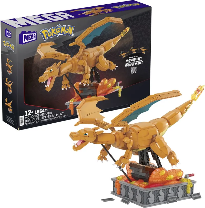 Pokémon - Charizard - Bouwspeelgoed de Mega Bloks en Multicolor – photo du produit