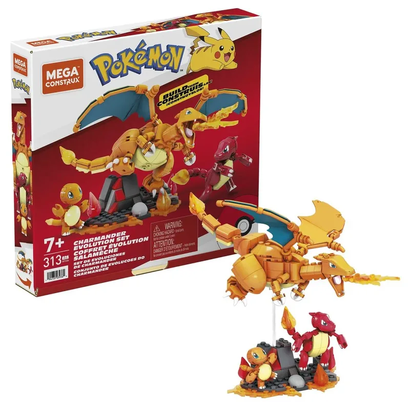 Pokemon Glumanda Evolution Set by Mega Bloks – product photo