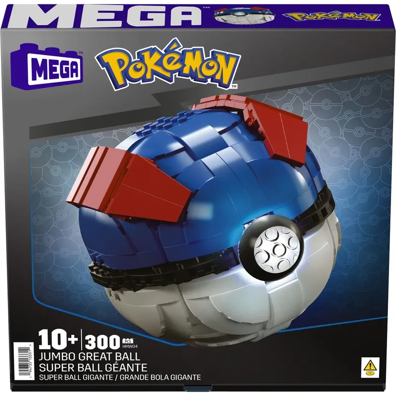 Pokémon Jumbo Superball by Mega Bloks – product photo