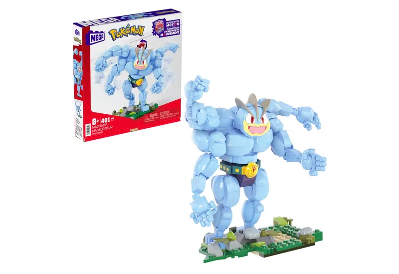 Pokémon Machomei 399-teiliges Bauset HTH70 Konstruktions-Spielset, (Bauset) by Mega Bloks in Bunt – product photo