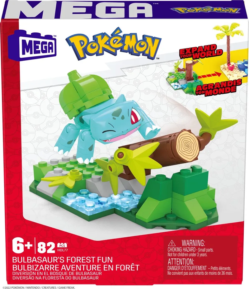 Pokémon Mega Bos Voedselzoeker - Pichu - Avontuurlijk Speelgoed by Mega Bloks in Multicolor – product photo