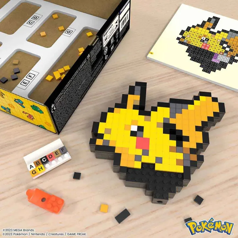 Pokémon Pikachu Pixel Art de Mega Bloks – photo du produit 5 sur 5