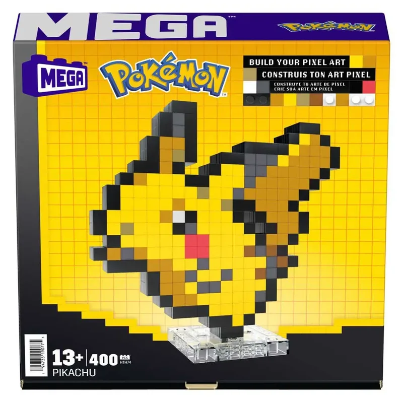 Pokémon Pikachu Pixel Art de Mega Bloks – photo du produit 1 sur 5