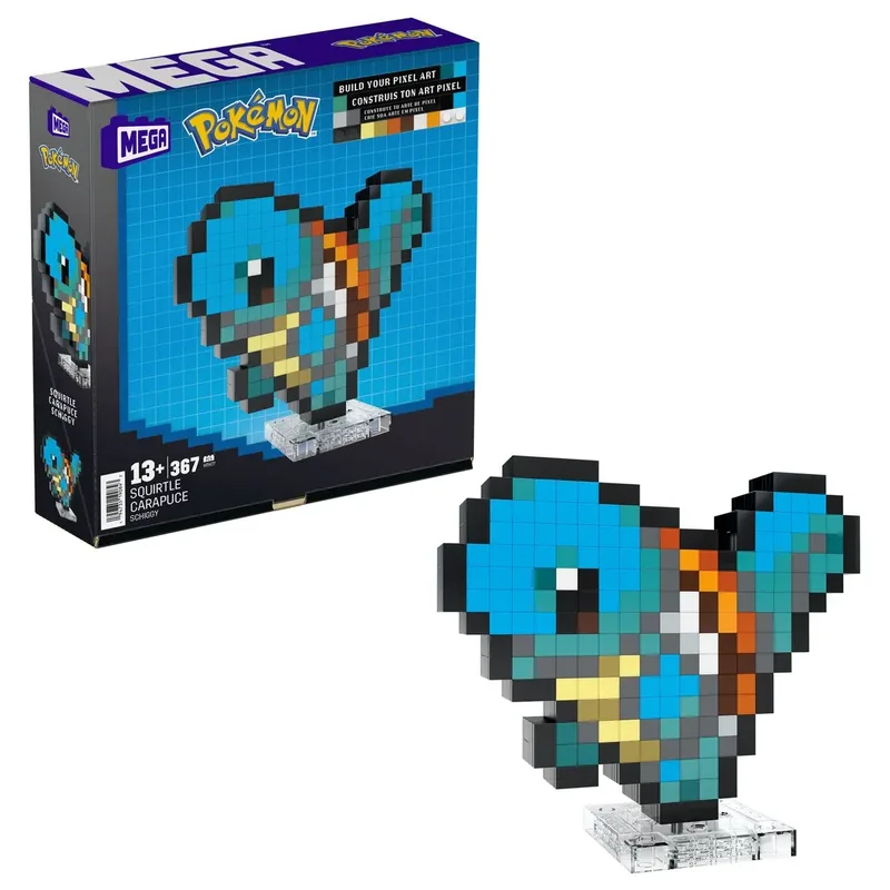Pokémon Shiggy Pixel Art by Mega Bloks – product photo