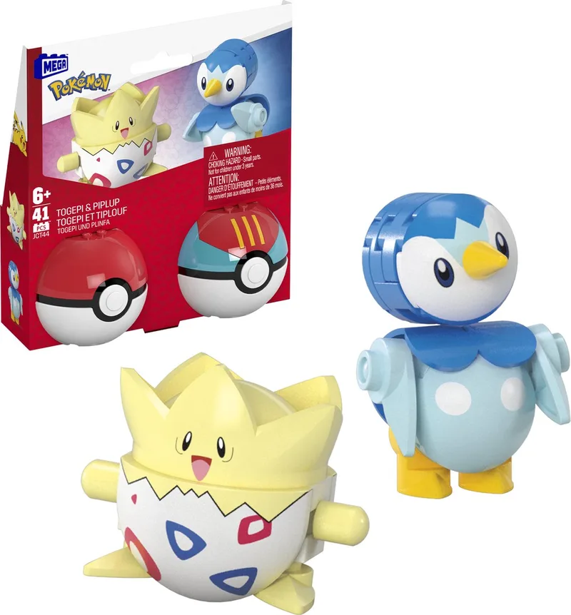 Pokémon Togepi & Piplup de Mega Bloks en Togepi & Piplup – photo du produit