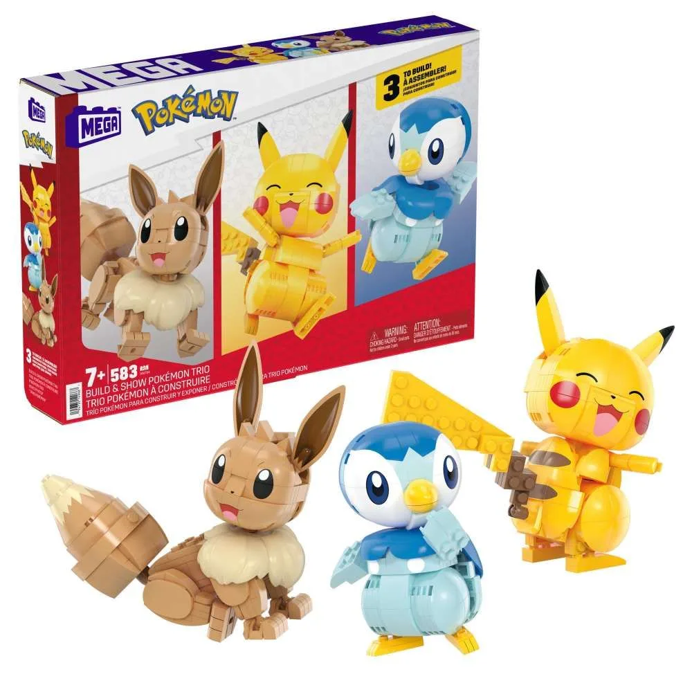 Pokemon Trio Mega Bloks Pokemon Construx figur HNT94 de Mega Bloks – photo du produit