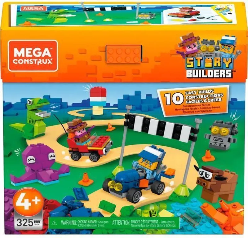 Story Builders Ultimate Storybox - 325 blokken - vanaf 4 jaar de Mega Bloks en Multicolor – photo du produit