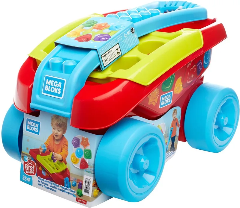 Vormen Sorteer Wagen Bouwset fra Mega Bloks i Meerkleurig – produktbillede