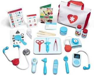 Dokter speelset - 25-delig - Inclusief opbergtas by Melissa & Doug in Multicolour – product photo 1 of 6