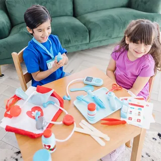Dokter speelset - 25-delig - Inclusief opbergtas by Melissa & Doug in Multicolour – product photo 4 of 6