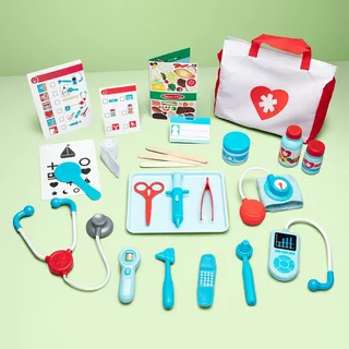 Dokter speelset - 25-delig - Inclusief opbergtas by Melissa & Doug in Multicolour – product photo 5 of 6