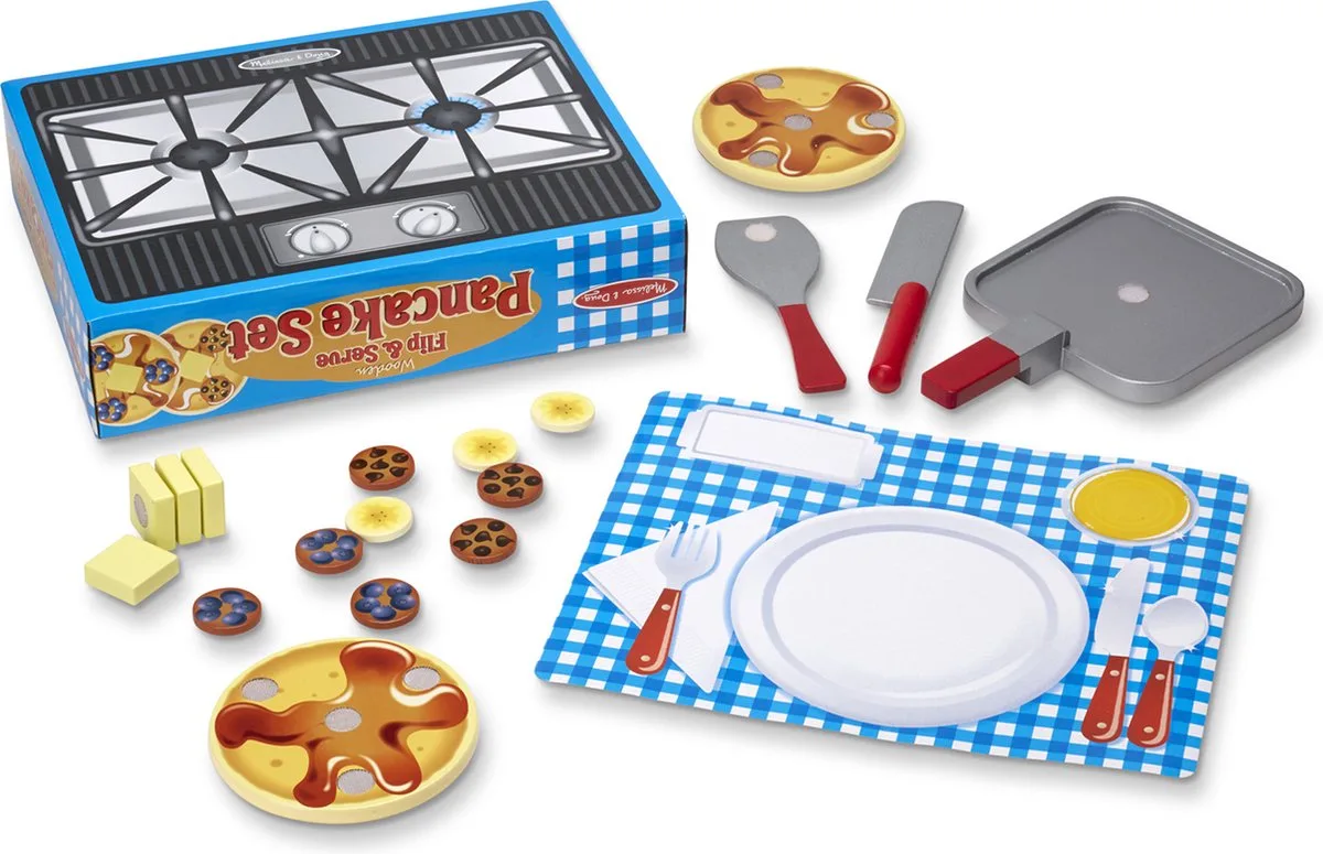 Flip & Serve Pancake Set (19342) van Melissa & Doug in Meerkleurig – productfoto