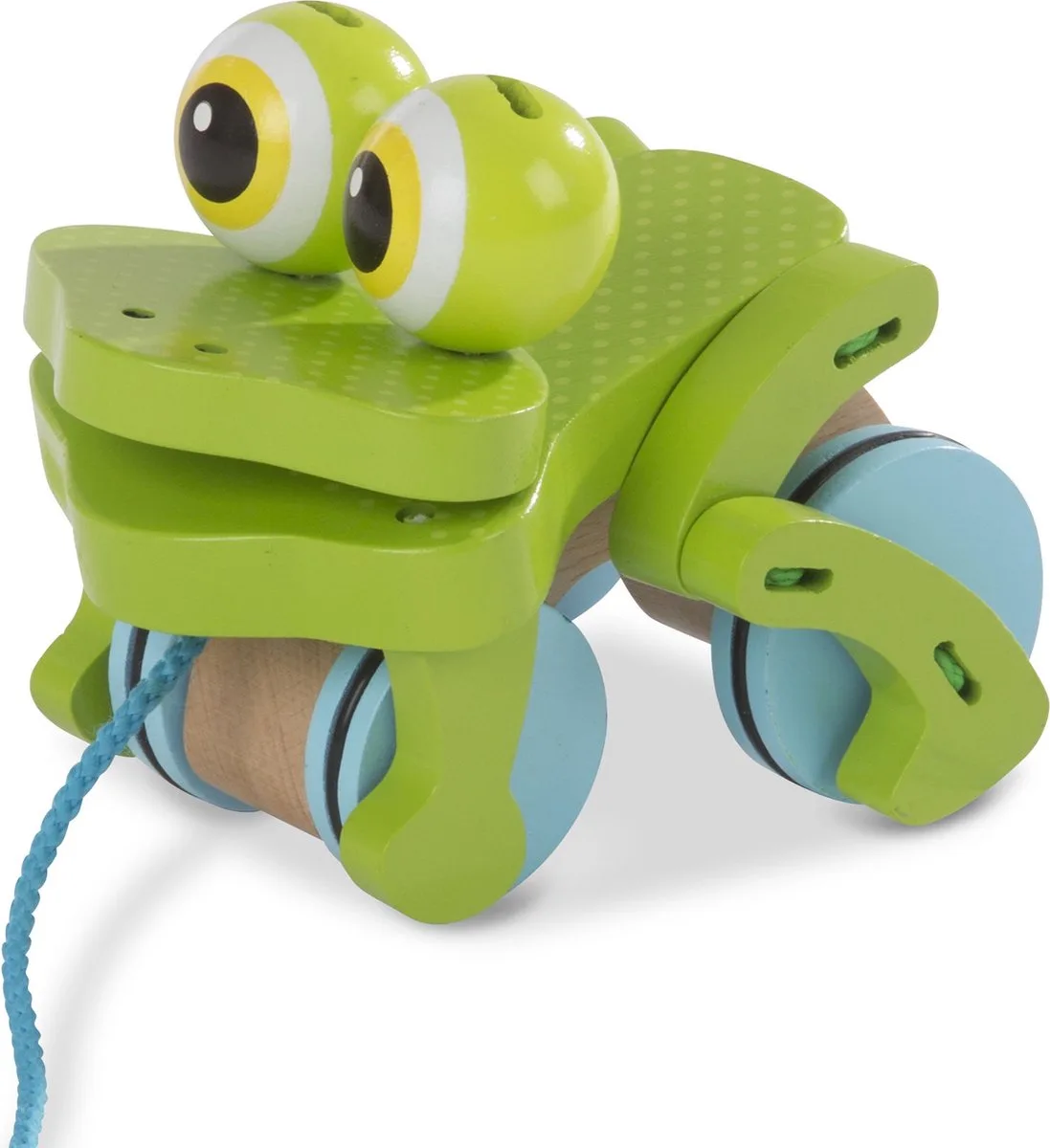 Frolicking Frog Pull Toy van Melissa & Doug in Meerkleurig – productfoto
