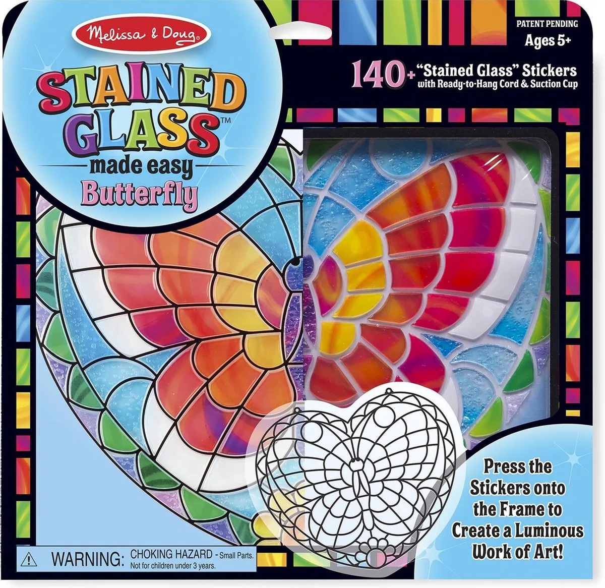 Glas in lood - Butterfly - Knutselset von Melissa & Doug – Produktfoto