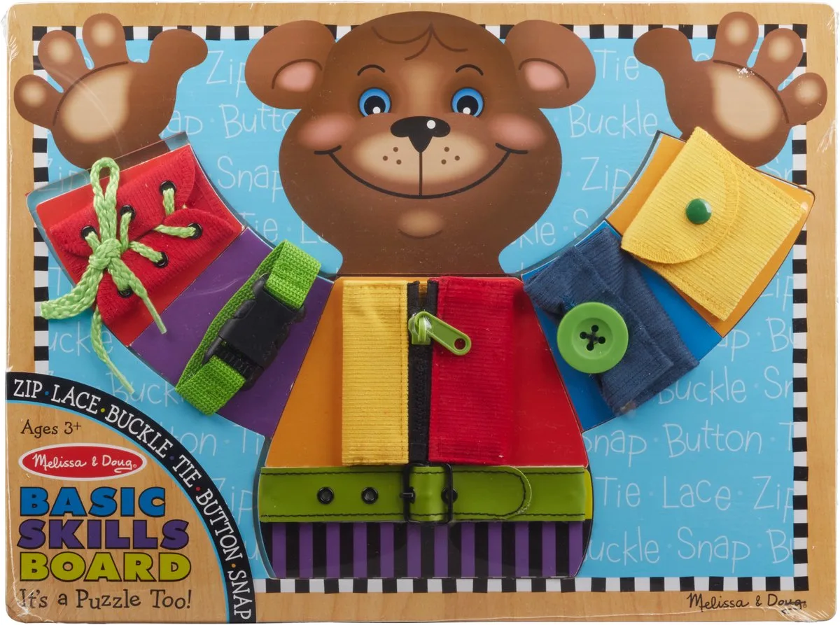 Ich zieh mich an Tafel von Melissa & Doug in Mehrfarbig – Produktfoto