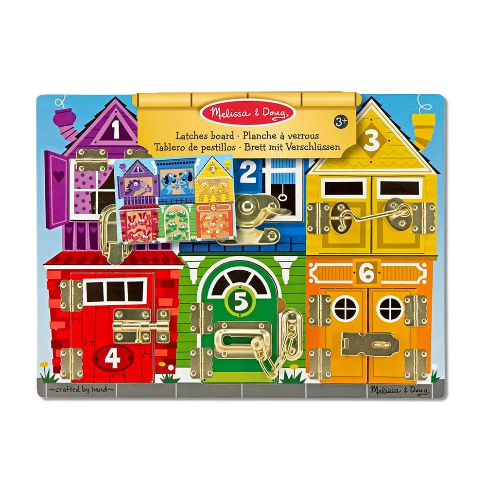 Leksak Med Träaktivitetstavla Med Spärrar (806099) von Melissa & Doug – Produktfoto