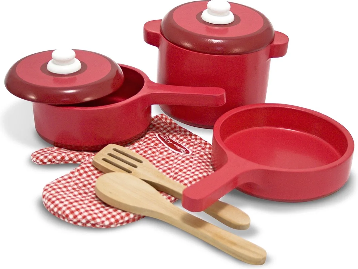Houten Eten Keukenset by Melissa & Doug in Multicolour – product photo