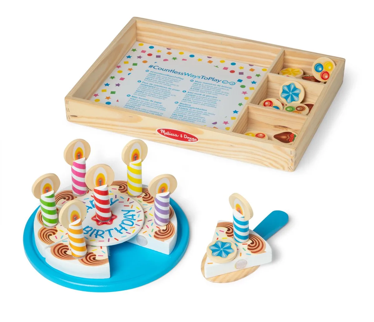 Jeu De Société Birthday Cake de Melissa & Doug en Multicolore – photo du produit