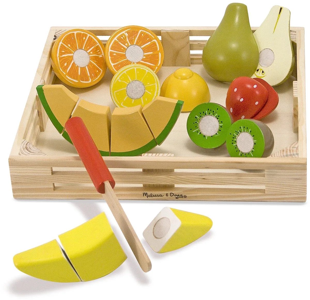 Houten Voedsel Fruit by Melissa & Doug in Multicolour – product photo