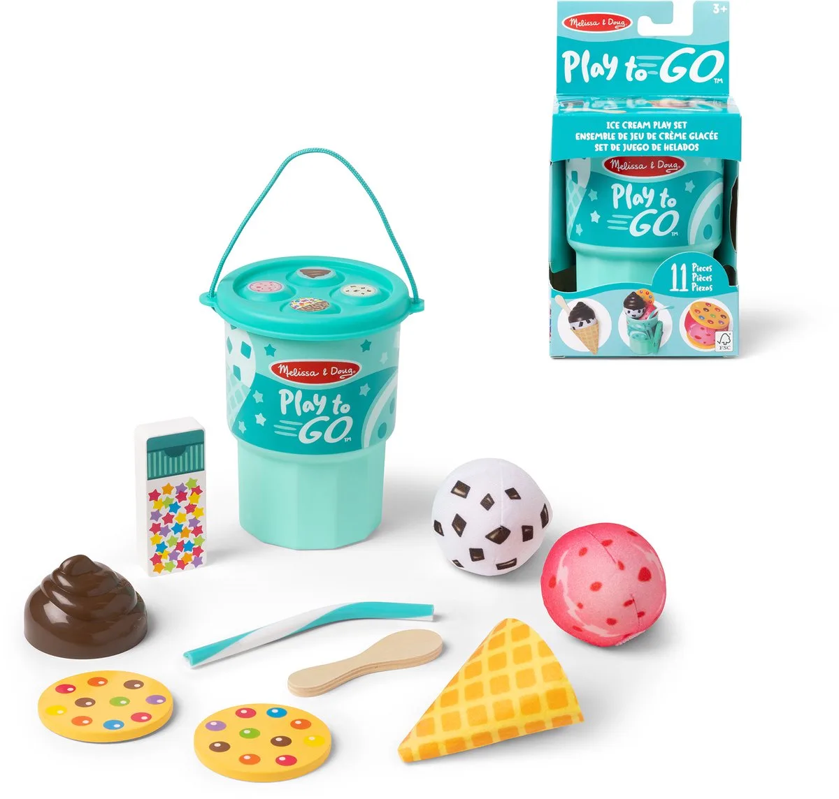 IJsjes Speelset voor Onderweg - Houten Speelgoed de Melissa & Doug en Multicolore – photo du produit